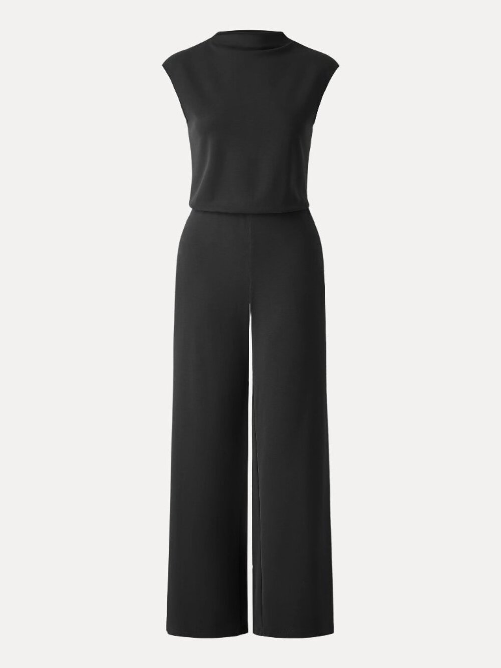 Travel-Friendly Easy-to-Take-Off Jumpsuit - Black